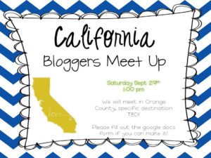 California Blogger Meet Up! WOOT, WOOT!