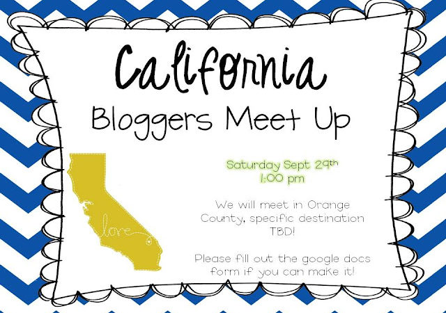 California Blogger Meet Up! WOOT, WOOT!