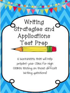 Writing Test Prep for Editing and Revising