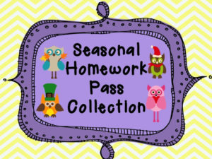 Seasonal and Holiday Homework Passes