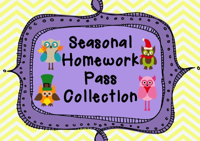 Seasonal and Holiday Homework Passes