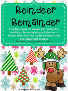 Reindeer Remainder & Cyber Monday