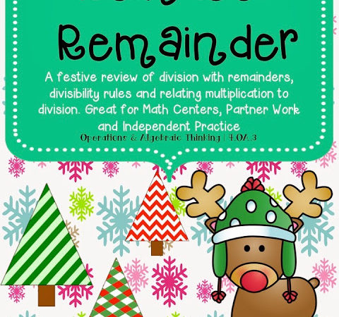 Reindeer Remainder & Cyber Monday