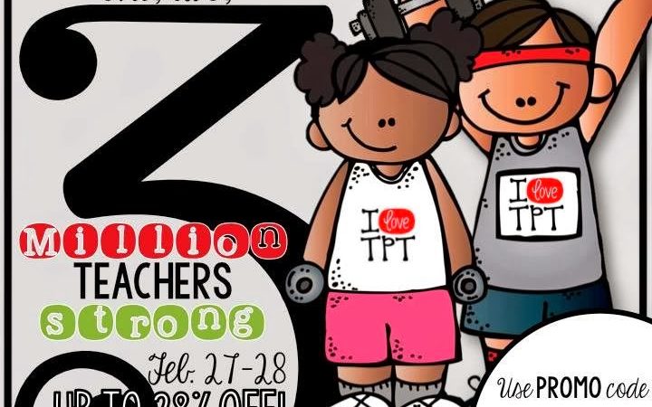 3 Million Teachers TpT Sale!!!!