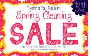 Spring Cleaning on TpT!