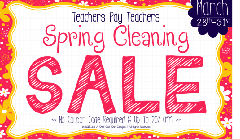 Spring Cleaning on TpT!