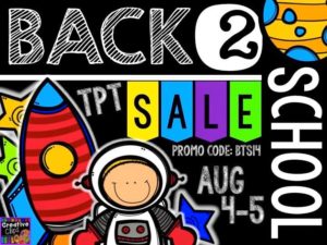 Back to School TpT Sale!