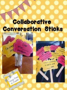 Collaborative Conversation Sticks {for ELA}