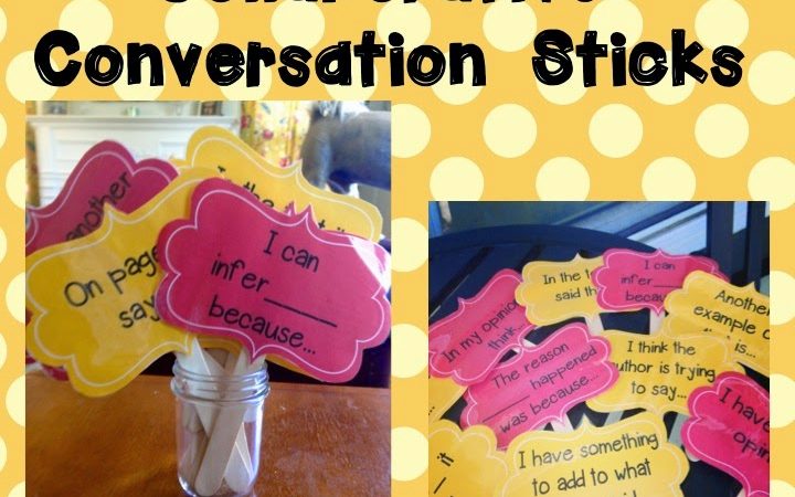Collaborative Conversation Sticks {for ELA}