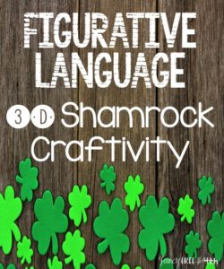 Figurative Language 3d Shamrock Craftivity