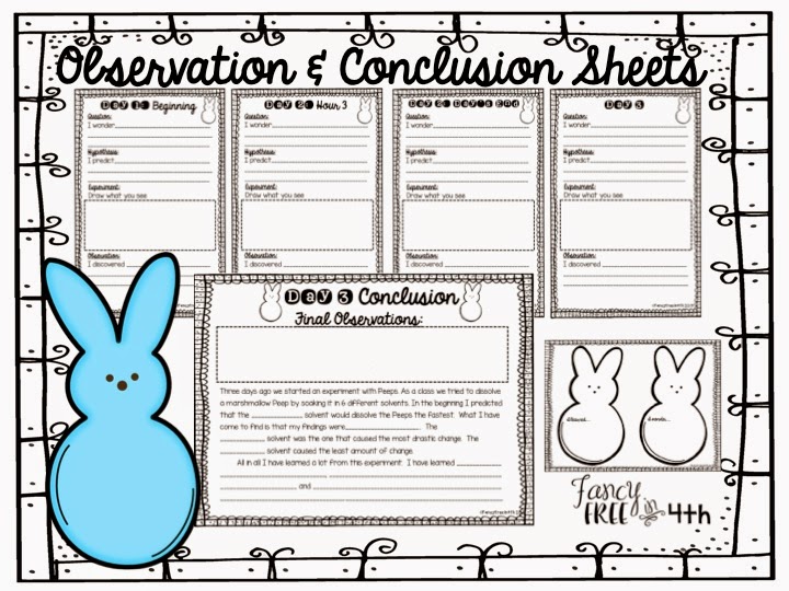 Peep Science! Have fun exploring the Scientific Method with your class while trying to dissolve Peeps in common house hold ingredients. This easy DIY experiment will get have them record their findings each day and at the end write a report on their findings.  The students will be engaged and they will love this holiday experiment! 