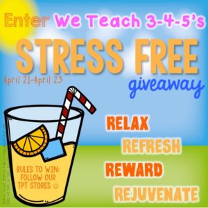 {We Teach} Stress Free Giveaway
