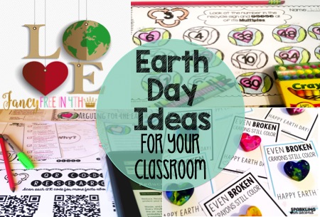 Earth Day Ideas for your Classroom and 2 Earth Day Freebies. Persuasive Writing, QR Research, Earth Day Read Alouds, Close Reads and Center ideas.